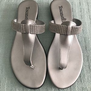 Toscanella Silver Sandals